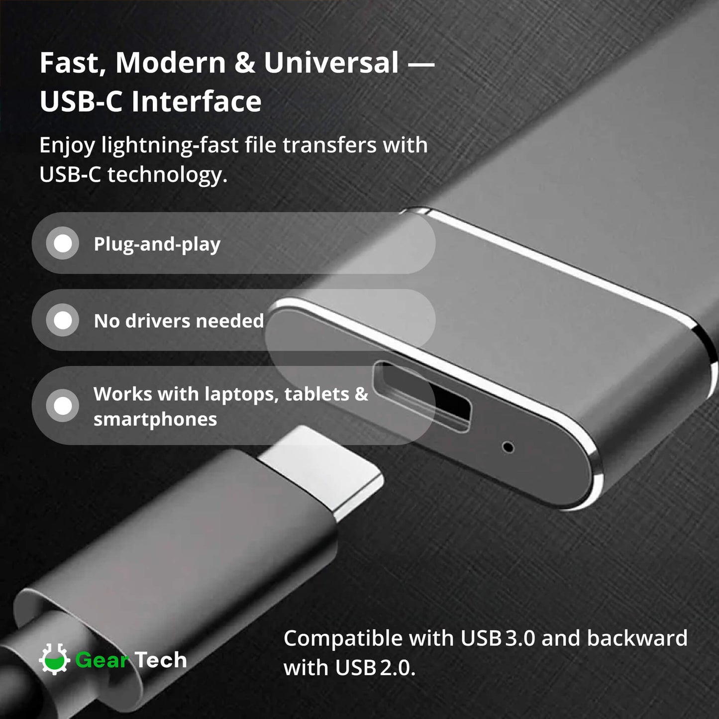 Portable SSD for Large Storage – 5TB External Drive with Lightning-Fast Transfer Speeds