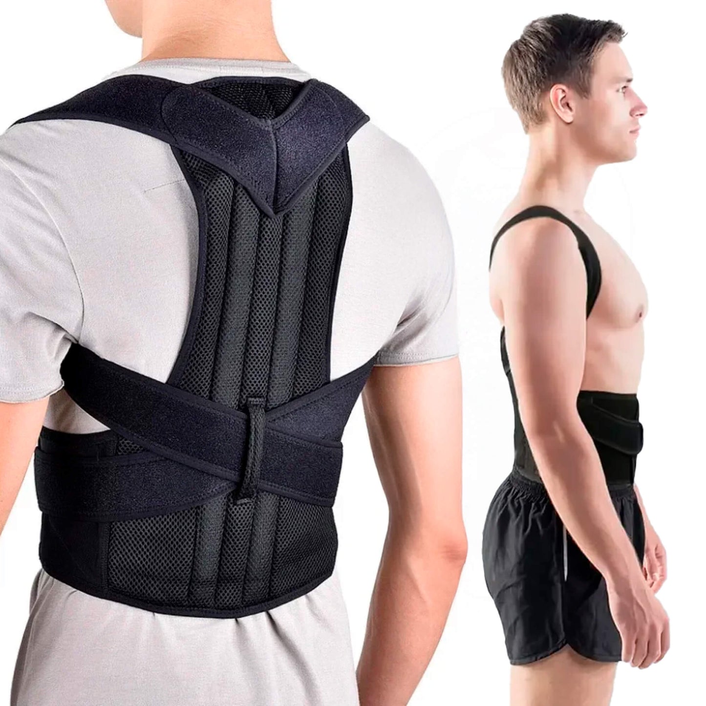 Posture Corrector Back Brace – Adjustable Lumbar Support Belt for Back Pain Relief & Spine Alignment | Unisex UK