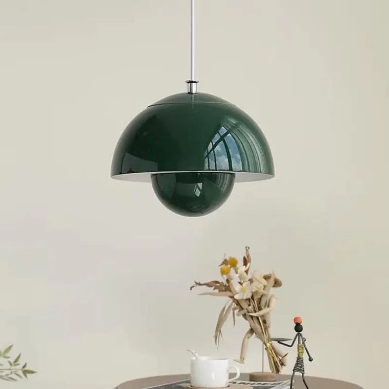 LED Pendant Light Fixture - Nordic Modern Design with Adjustable Height - Ideal for Dining Room, Kitchen, and Living Spaces
