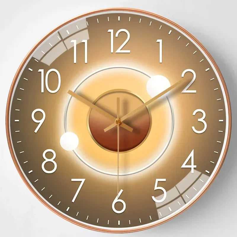 Timeless Whisper™ | Silent Classic Wall Clock | Non-Ticking Design for Bedroom & Office Decor