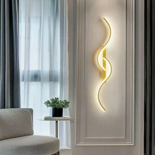 LED Lounge Wall Lights – Dimmable Silicone Wall Lamp for Bedroom, Living Room, and Corridor, Modern Home Lighting Solution