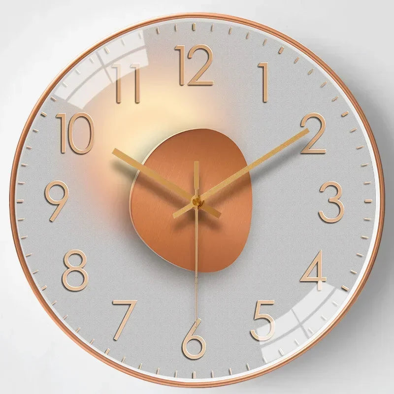 Timeless Whisper™ | Silent Classic Wall Clock | Non-Ticking Design for Bedroom & Office Decor