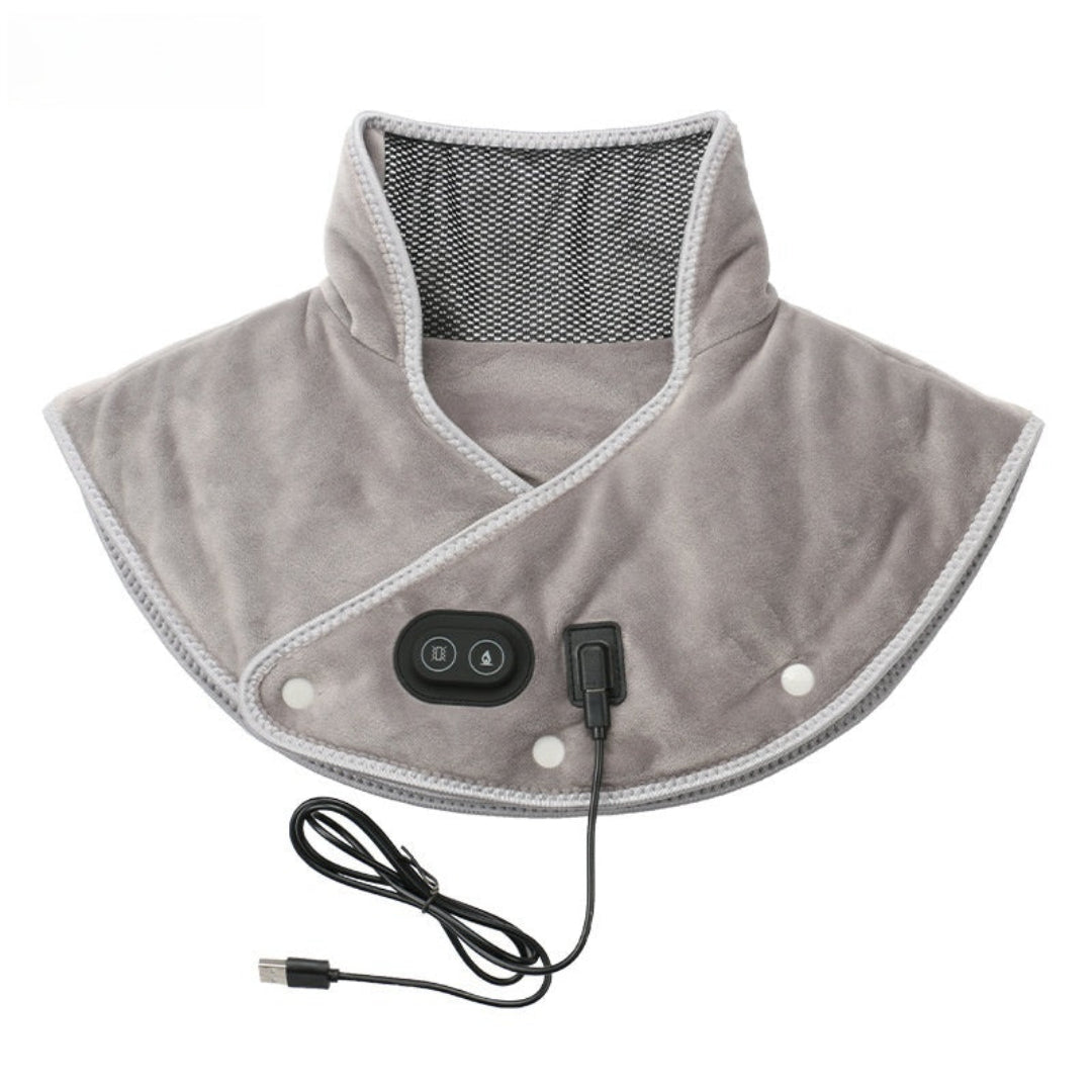 Neck Heating Pad & Massager | Neck and Shoulder Heat for Muscle Relaxation | Adjustable Settings for Stress Relief | Targeted Neck Pain and Relaxation
