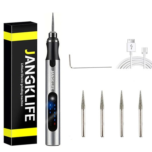 Cordless Electric Engraving Pen | Adjustable Speed Up to 15,000 RPM for Wood, Glass, and Metal Projects