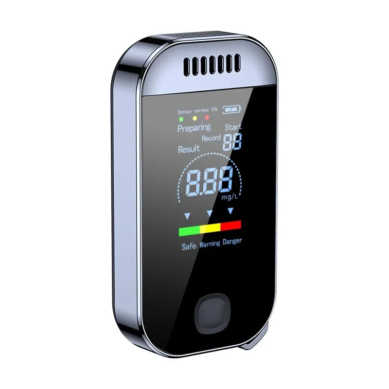Professional Breathalyzer Alcohol Meter | High-Precision, Contactless Design & Ideal for Home, Camping, or Safe Driving
