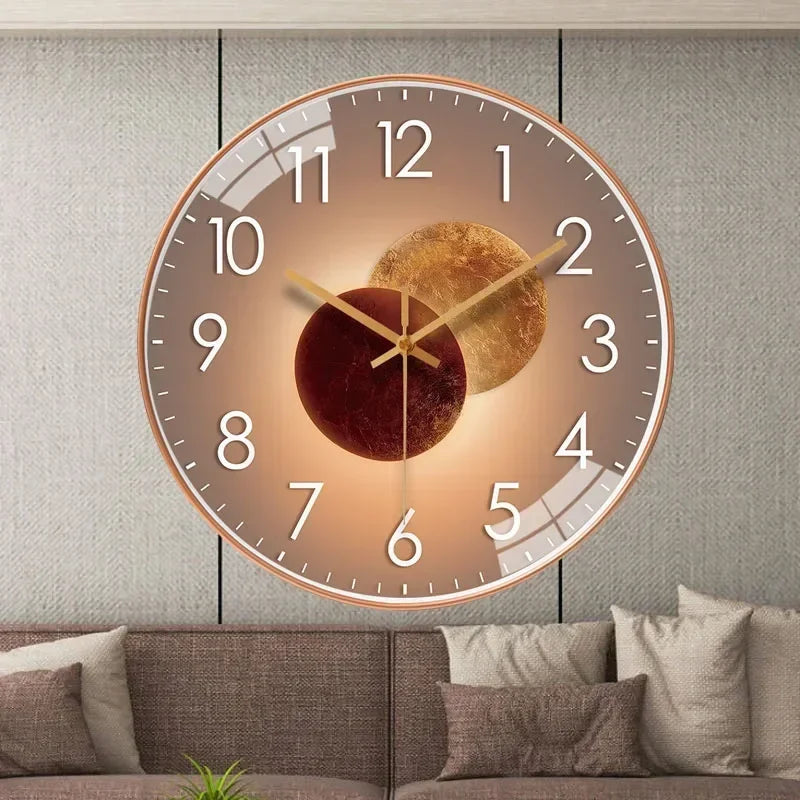 Timeless Whisper™ | Silent Classic Wall Clock | Non-Ticking Design for Bedroom & Office Decor