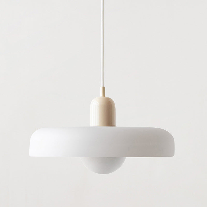 Colored Glass Bauhaus Pendant Light Fixture for Modern Home Decor & Dining Spaces
