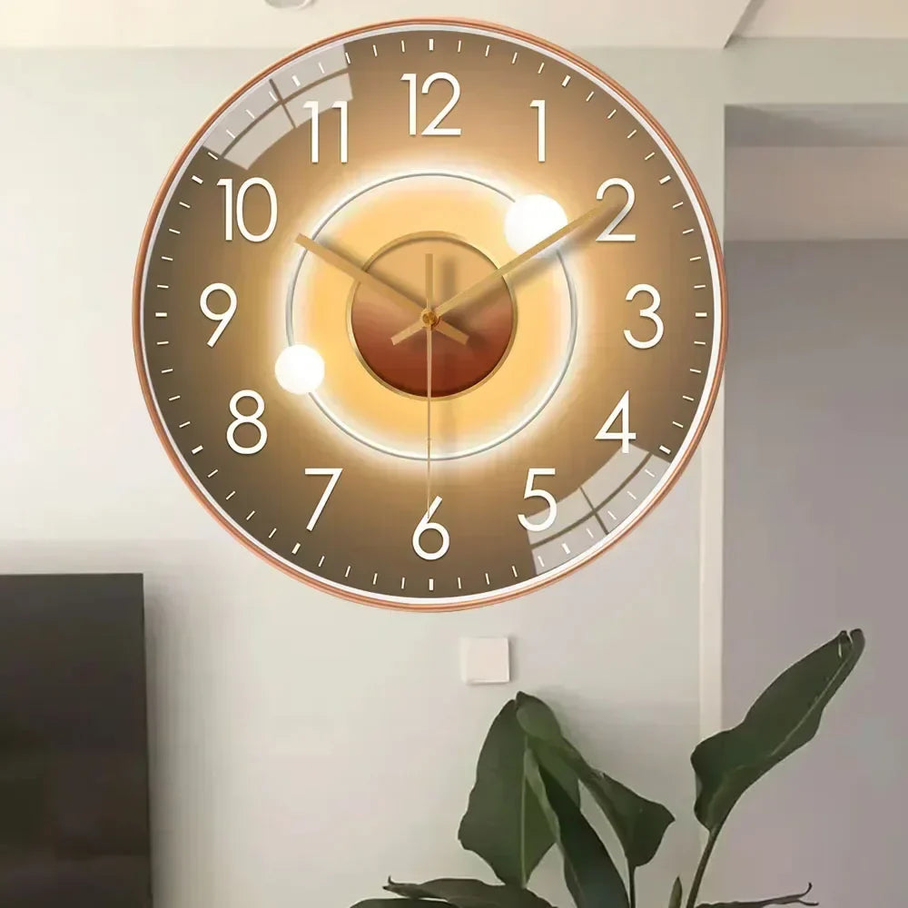Timeless Whisper™ | Silent Classic Wall Clock | Non-Ticking Design for Bedroom & Office Decor