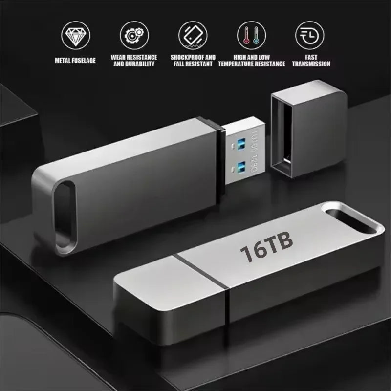 USB 3.2 Flash Drive | High-Speed, Durable Metal Housing & Waterproof for Windows and Mac OS