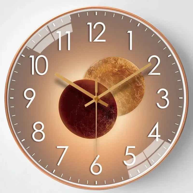 Timeless Whisper™ | Silent Classic Wall Clock | Non-Ticking Design for Bedroom & Office Decor