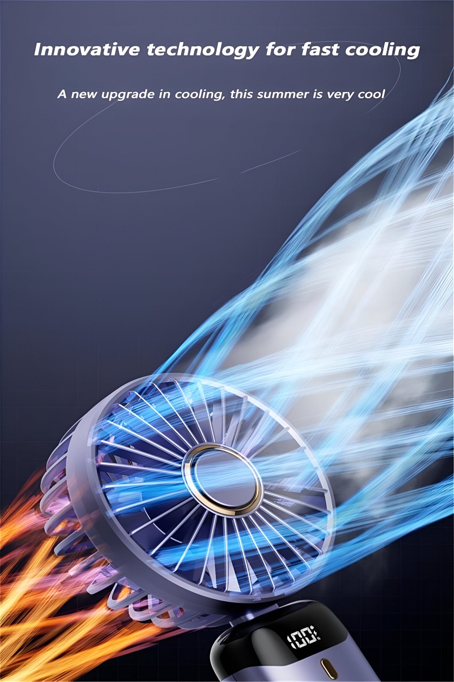 Powerful Handheld Fan – Rechargeable Mini Fan for Instant Cooling