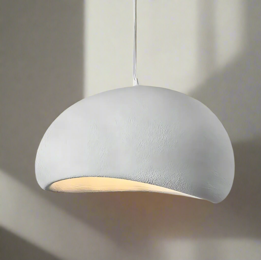 LED Pendant Lamp - Nordic Wabi Sabi Design - Adjustable Lighting Fixture for Home Decor & Modern Interiors