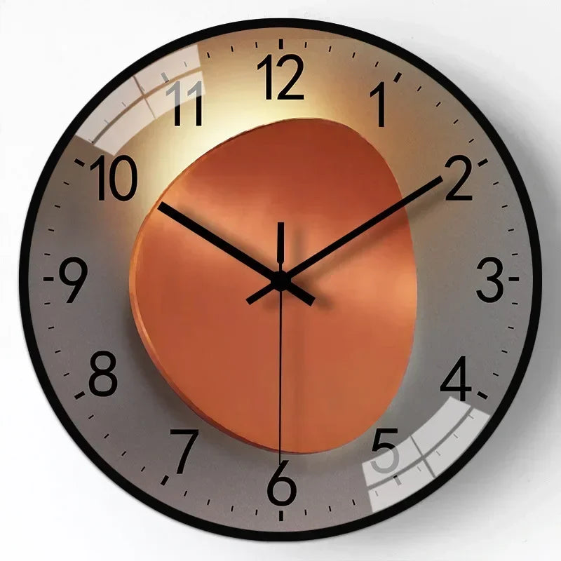 Timeless Whisper™ | Silent Classic Wall Clock | Non-Ticking Design for Bedroom & Office Decor