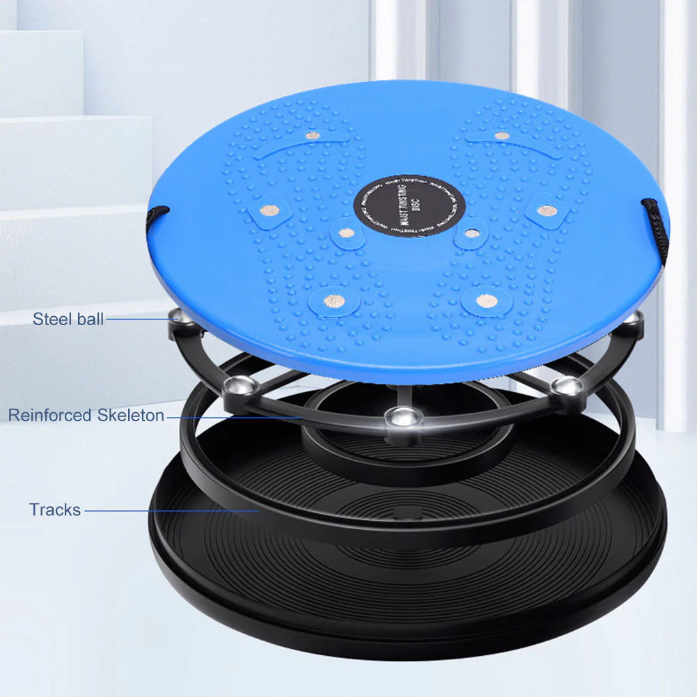 Waist Whisper Twisting Disc Pro | Magnetic Massage Balance Board for Core Strength & Waist Training at Home