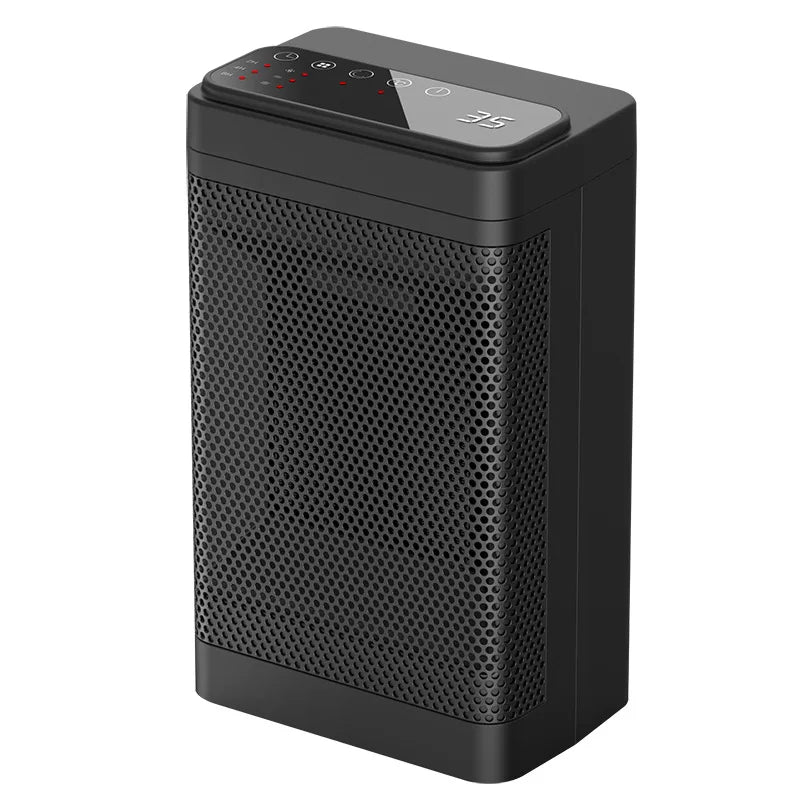 Portable Electric PTC Fan Heater | Fast Heating, Remote Control & Adjustable Temperature for Bathroom and Living Room Use
