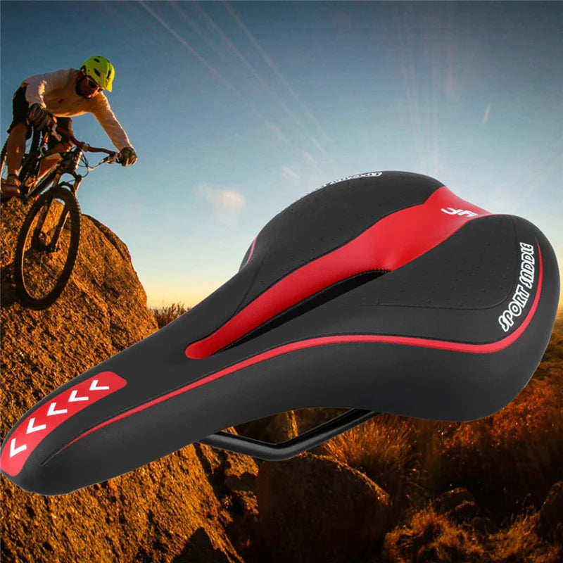 Extra Soft Gel Bicycle Saddle | Ergonomic Hollow Design & Non-Slip Surface for MTB and Road Biking