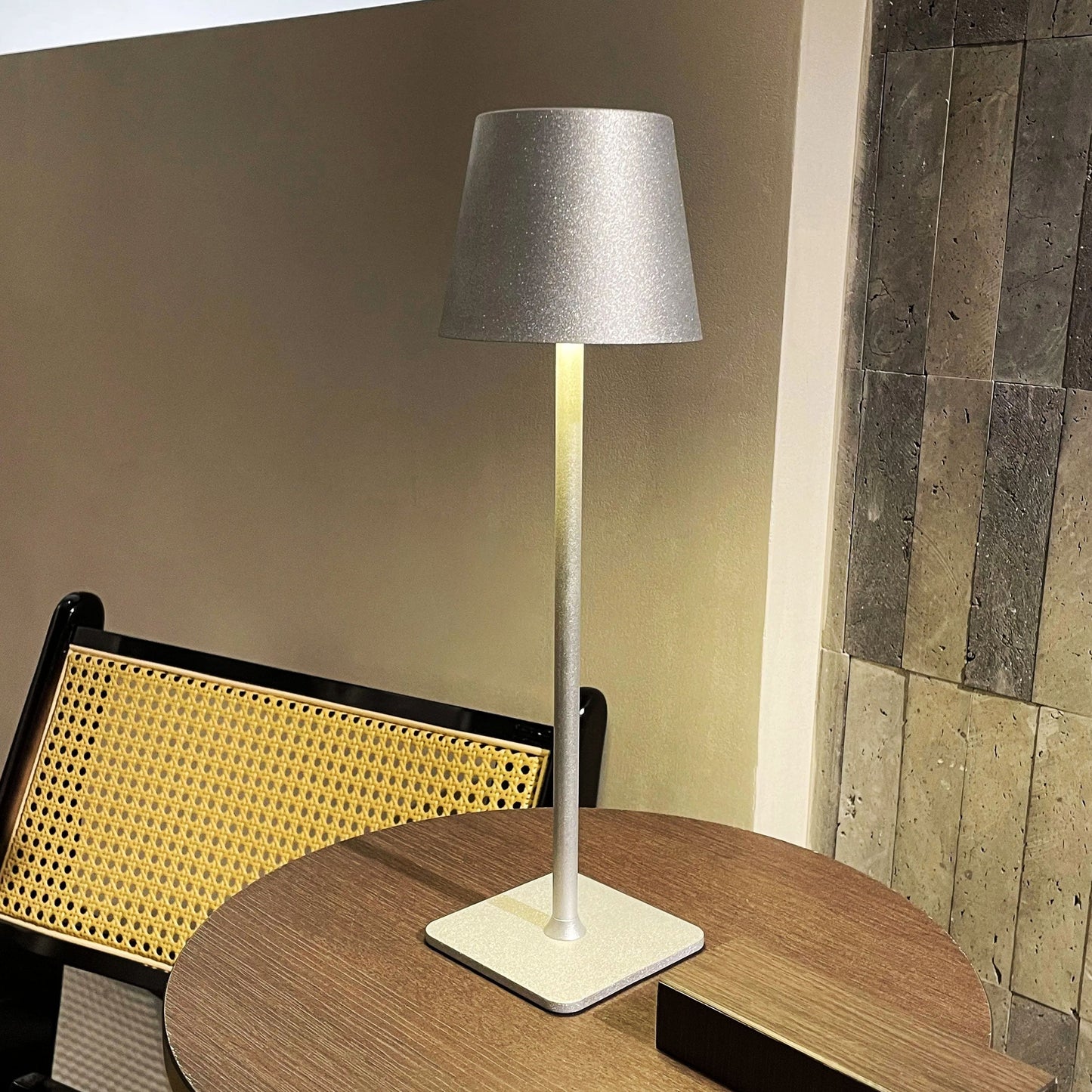 Luminara™ | Modern Rechargeable LED Wireless Table Lamp | Portable Lighting for Home, Office & Outdoor Use