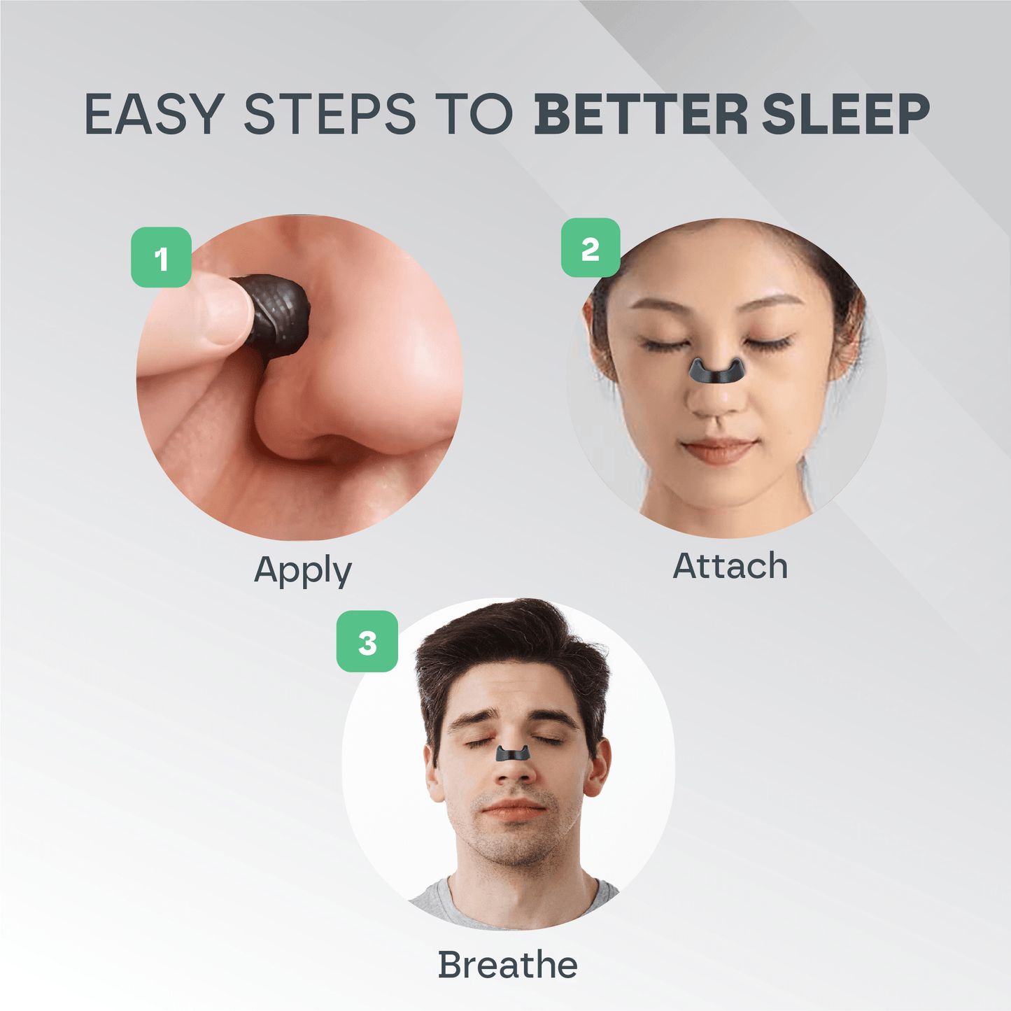 Magnetic Breathe Nasal Kit | Comfortable, Easy-to-Use & Ideal for Better Sleep and Quieter Breathing Nasal Breathing