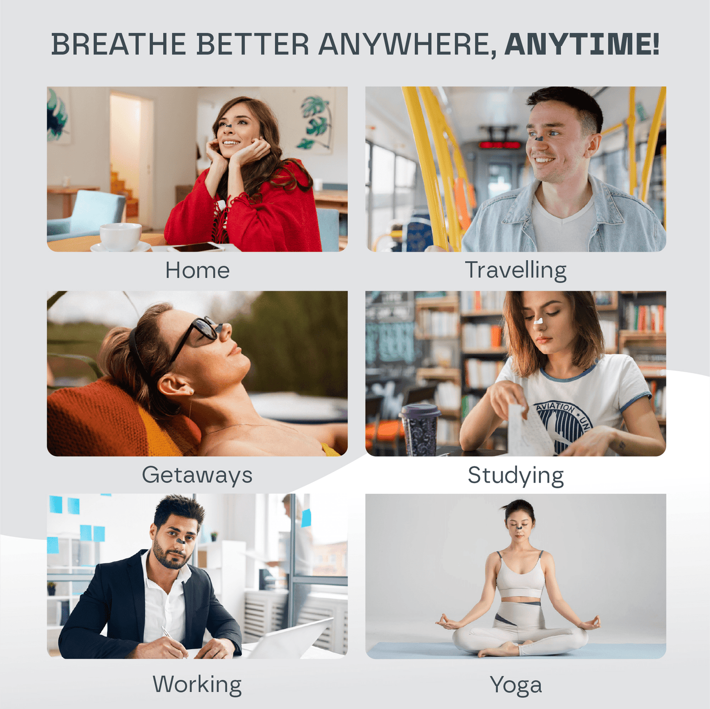 Magnetic Breathe Nasal Kit | Comfortable, Easy-to-Use & Ideal for Better Sleep and Quieter Breathing Nasal Breathing