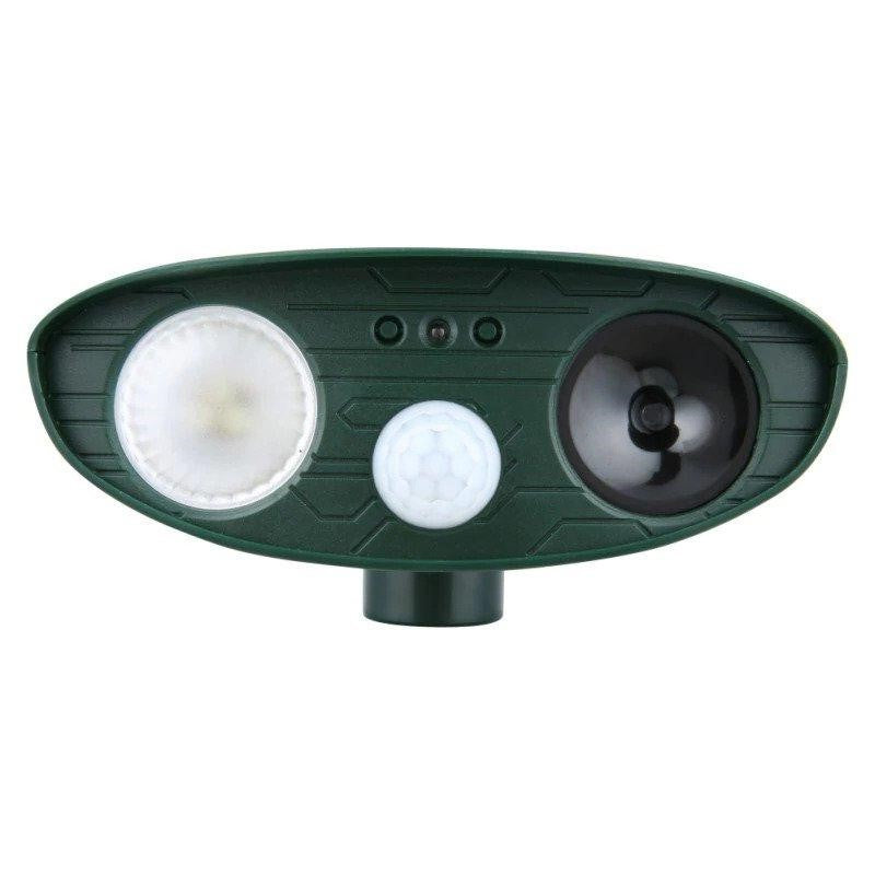 Solar Powered Ultrasonic Rabbit Repeller with Flashing Light – Effective Pest Control for Gardens and Yards