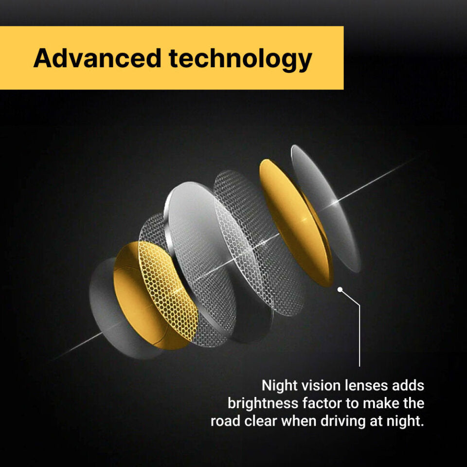 Polarised Night Vision Driving Glasses | Anti-Glare, Lightweight & Ideal for Safe Night Driving