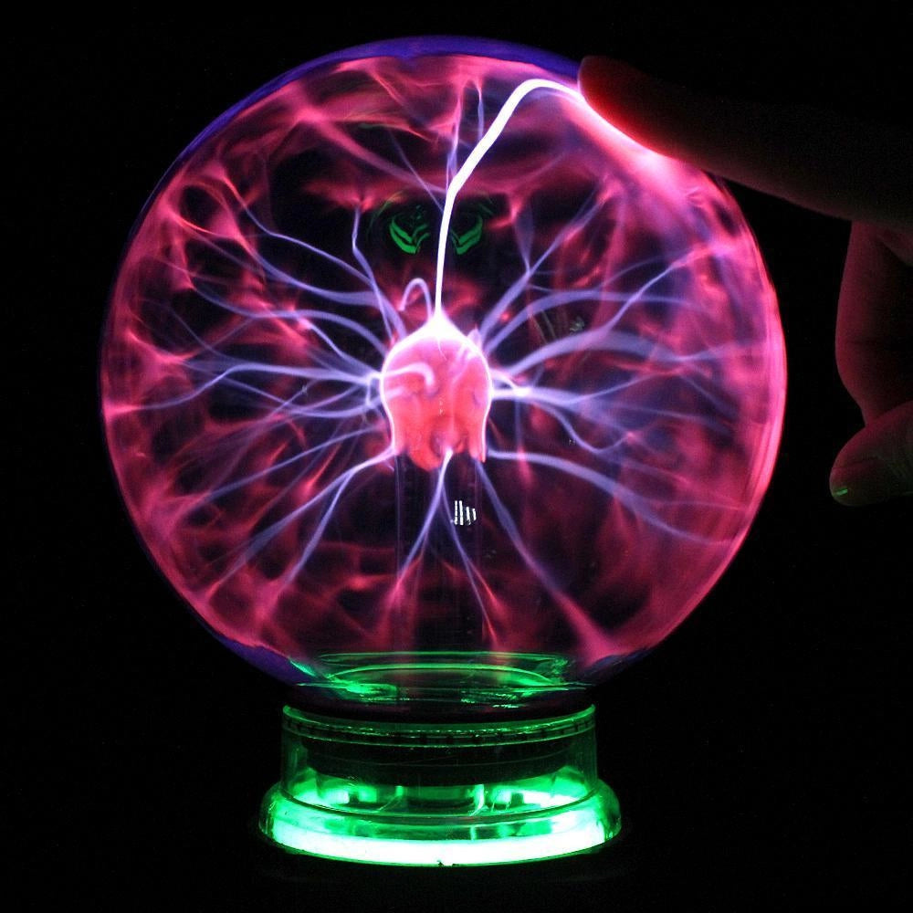 Plasma Globe Light | Interactive Touch-Activated LED Orb for Home Decor & Science Experiments