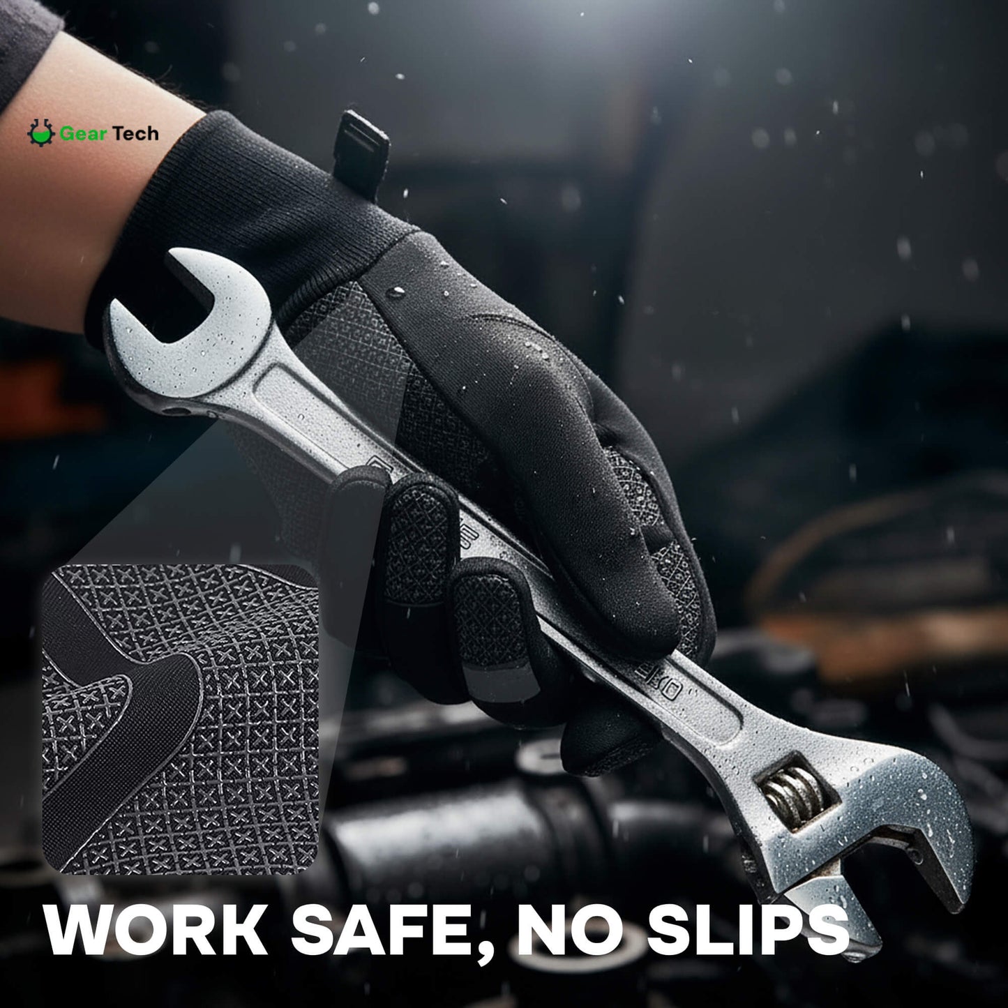 Thermal Waterproof Work Gloves – Durable Non-Slip Winter Gloves with Touchscreen for Outdoor Work UK