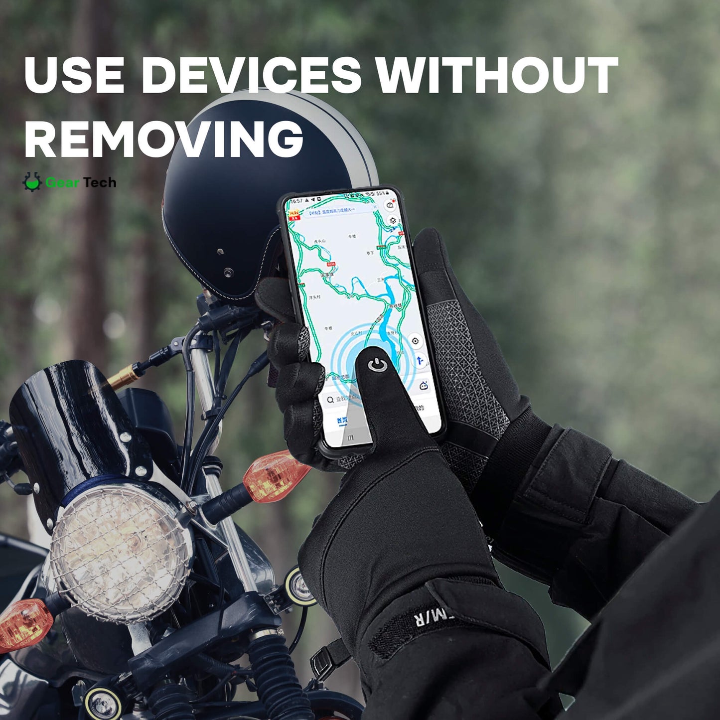 Thermal Waterproof Work Gloves – Durable Non-Slip Winter Gloves with Touchscreen for Outdoor Work UK