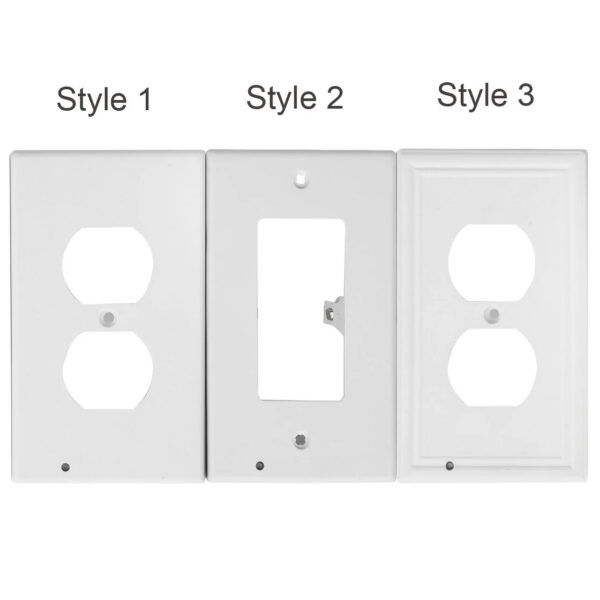 Pack 4x LED Night Light Outlet Cover | Energy-Efficient, Automatic Sensor & Safe for Kids' Rooms