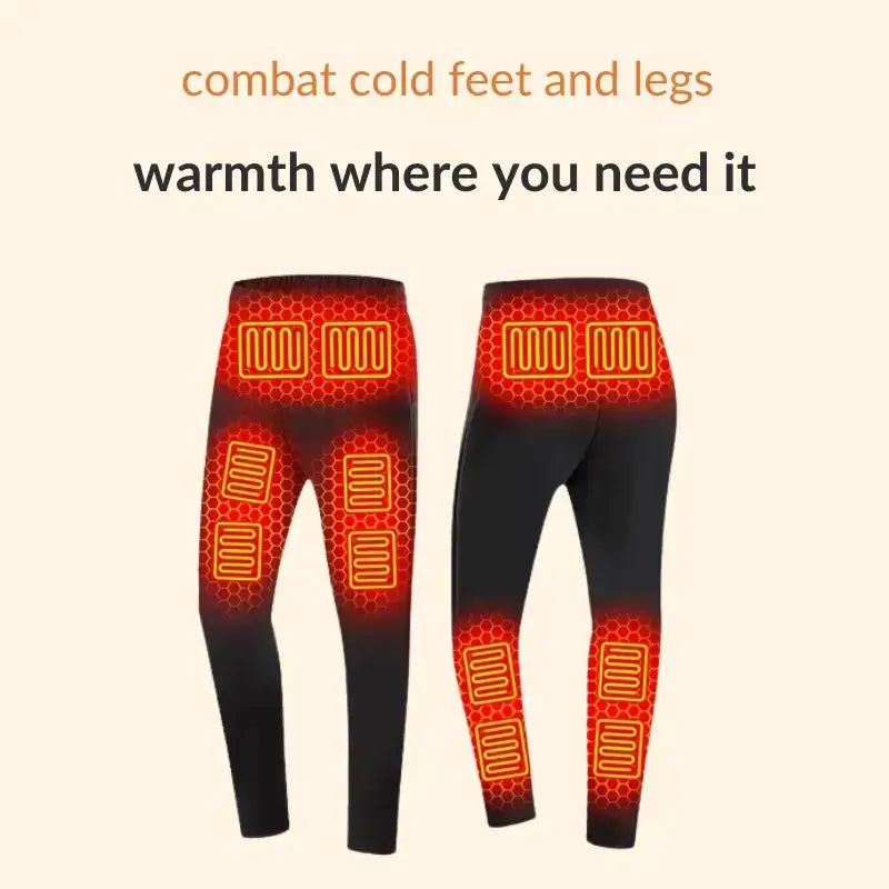 Thermal Heated Underwear – Best Rechargeable Heated Clothing UK for Men & Women, Winter Base Layer Comfort