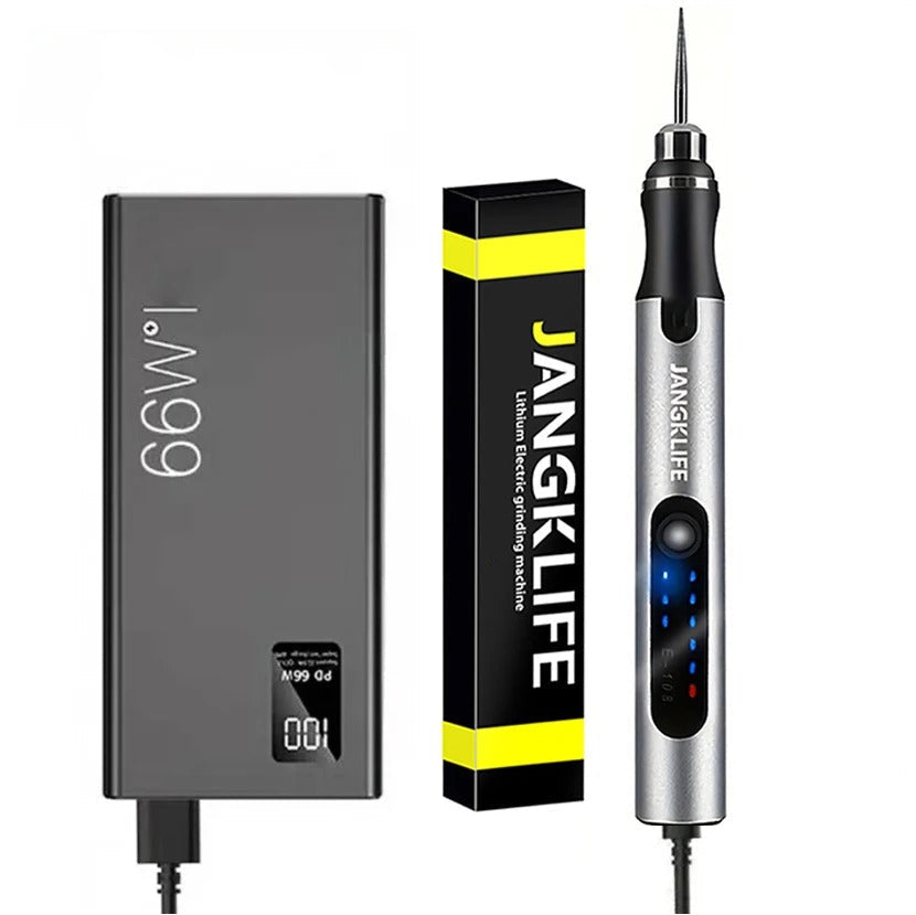Cordless Electric Engraving Pen | Adjustable Speed Up to 15,000 RPM for Wood, Glass, and Metal Projects
