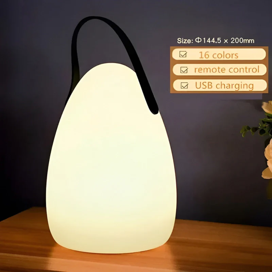 Mobile Waterproof Cordless Lamp | Wireless, Color-Changing & Ideal for Outdoor Camping and Home Ambiance