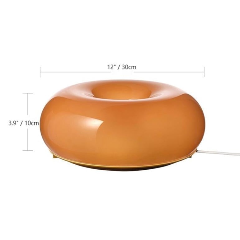 LED Donut Wall Light/Table Lamp - Modern Design for Home Decor & Ambient Lighting