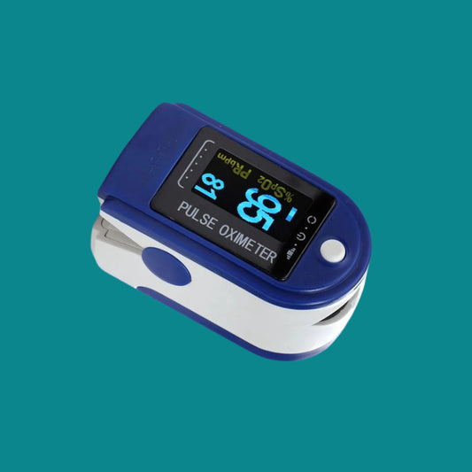Fingertip Pulse Oximeter with OLED Display for Accurate Blood Oxygen SpO2 & Pulse Rate Monitoring - Portable Health Device