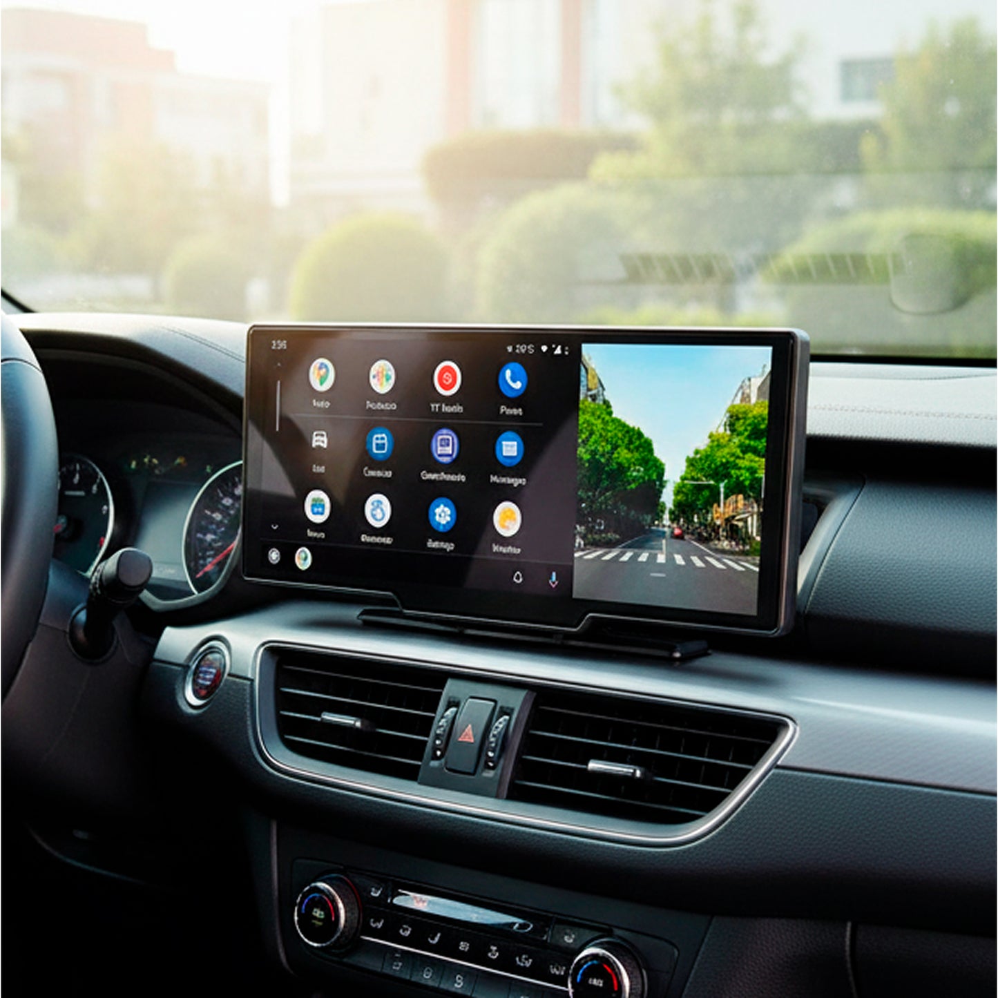 10.25” Wireless CarPlay & Android Auto Display | Ultra-Wide HD Screen for Easy Navigation & Hands-Free Calls in Your Car