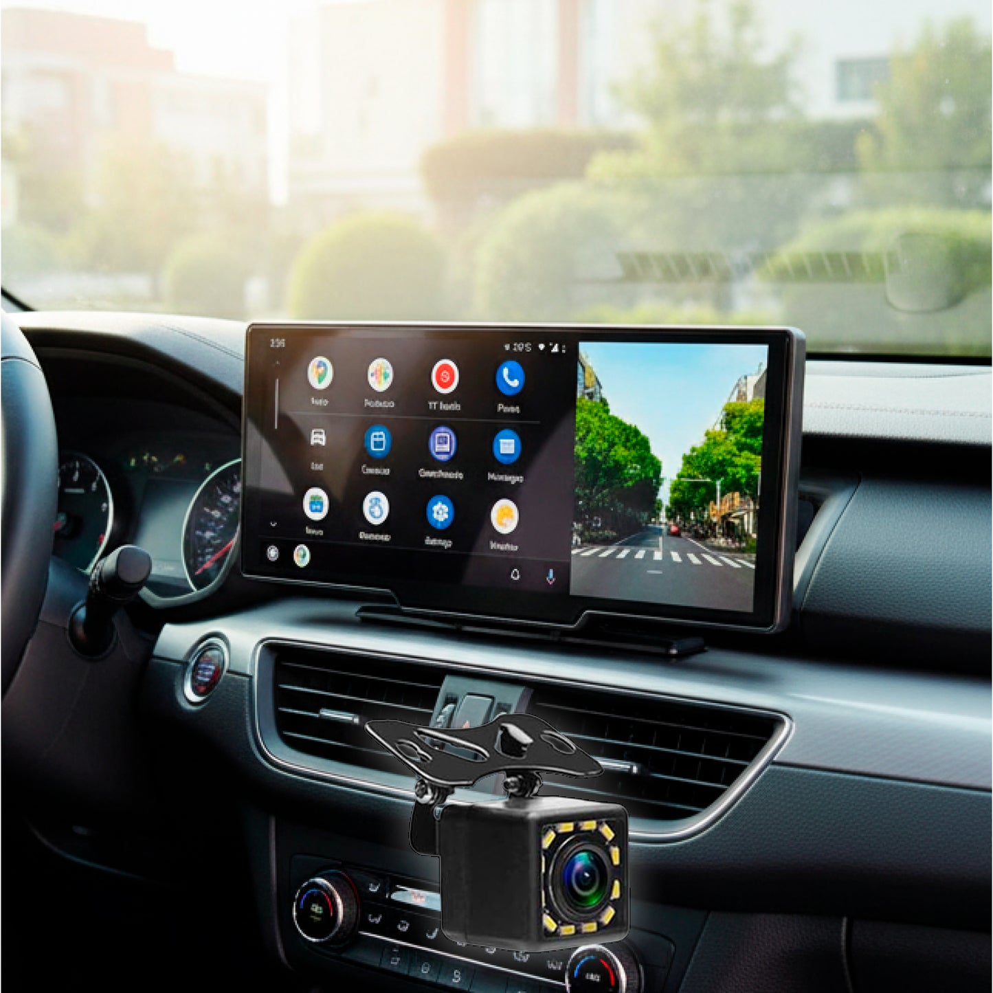 10.25” Wireless CarPlay & Android Auto Display | Ultra-Wide HD Screen for Easy Navigation & Hands-Free Calls in Your Car