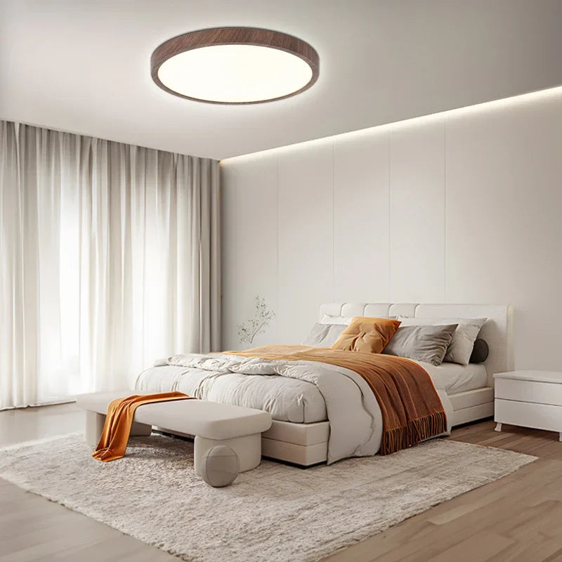 LED Ultrathin Circular Ceiling Light Fixture - Modern Design for Living Room & Kitchen Lighting