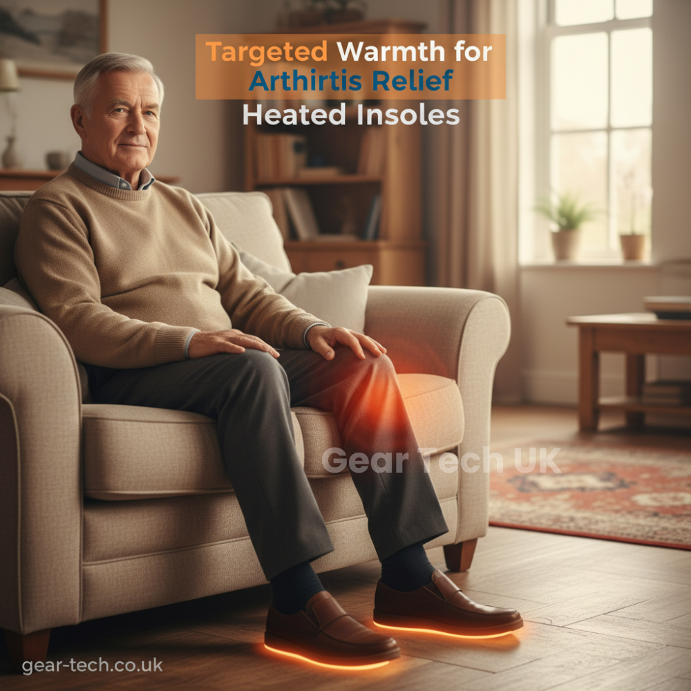 Rechargeable Heated Insoles for Arthritis & Poor Circulation – Electric Foot Warmers for Pain Relief & Daily Comfort UK