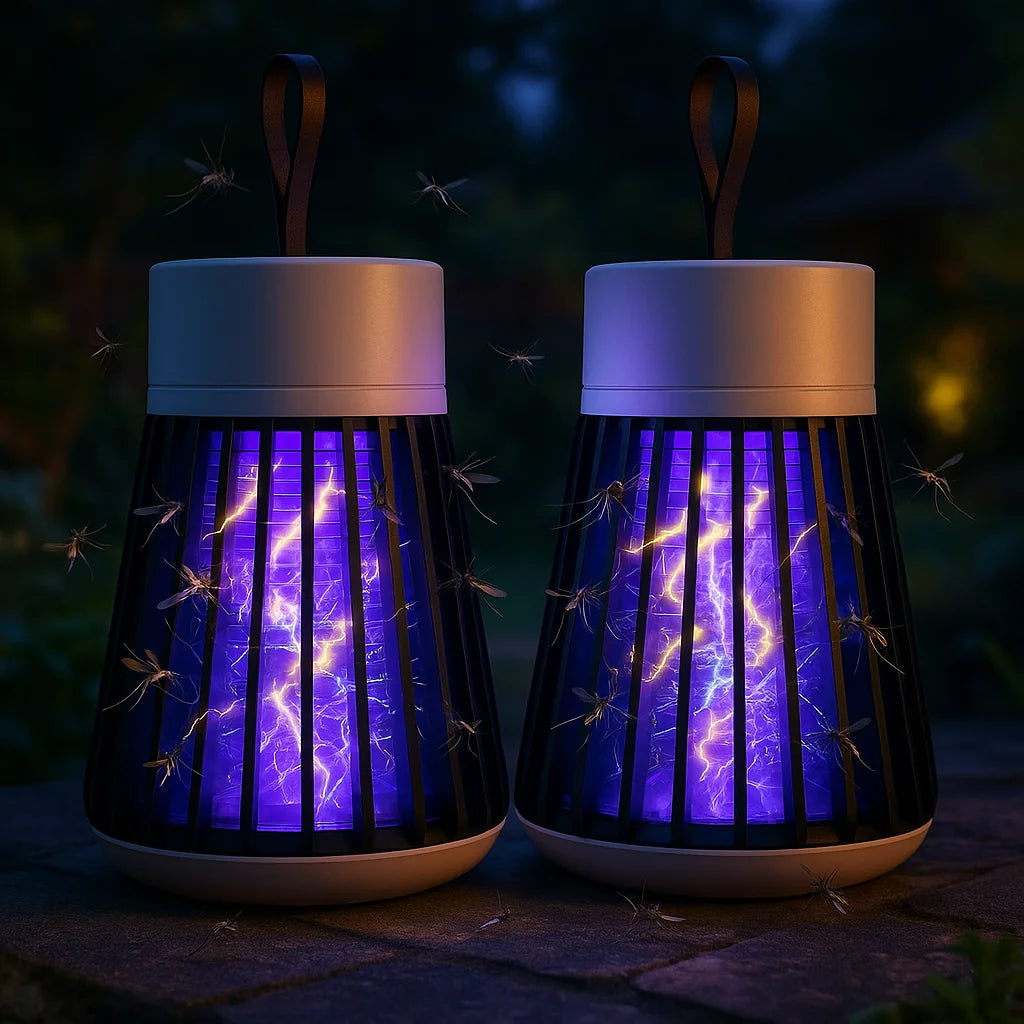 Mosquito & Bug Killer Lamp - 2 Pack, UV Light Insect Trap for Indoor & Outdoor Use, Effective Pest Control Solution