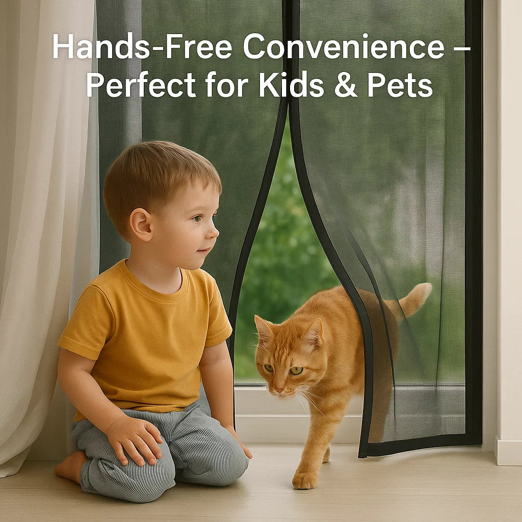 Magnetic Mosquito Net for Windows - No-See-Um Mesh Insect Screen for Home Protection & Bug Prevention