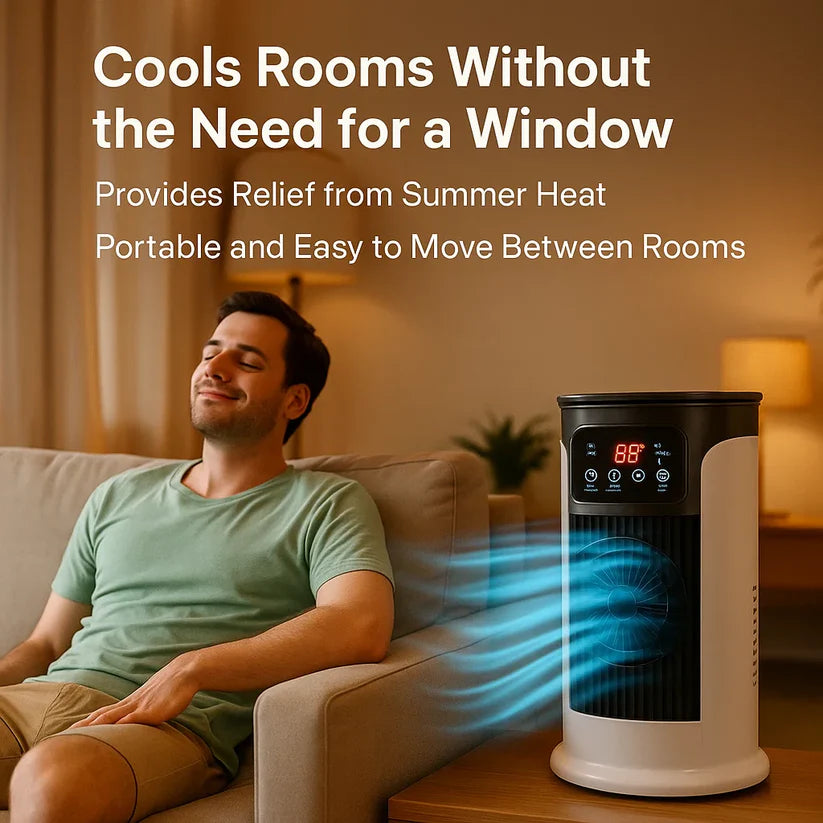 Portable Air Conditioner | Windowless, Energy Efficient & Ideal for Home Office and Dormitory Use