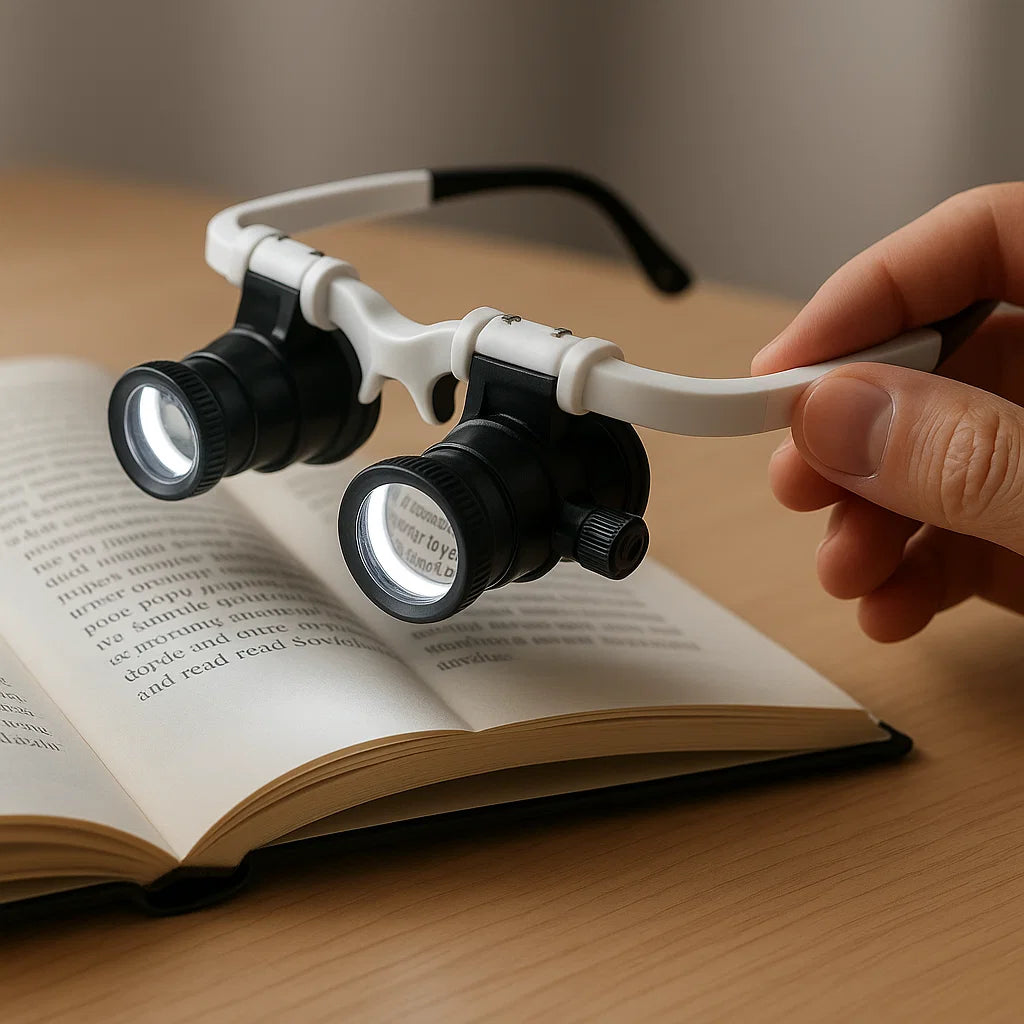 Celestara™ | LED Illuminated Precision Magnifier with Adjustable Brightness | Ideal for Reading, Hobbies & Detailed Work
