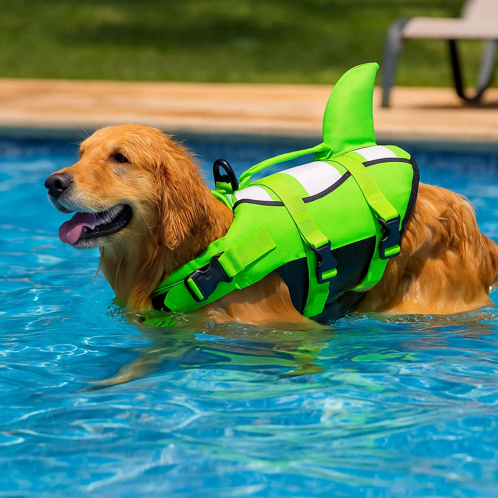 Dog Life Jacket | Enhanced Buoyancy, Adjustable Fit & Quick-Release for Water Adventures | Floating Vest for Dogs