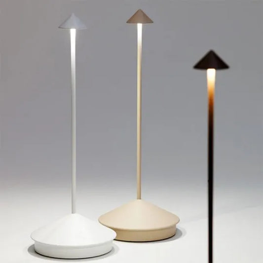 LED Table Lamp – Waterproof, Dimmable, Minimalist Design for Home Office & Bedroom Lighting