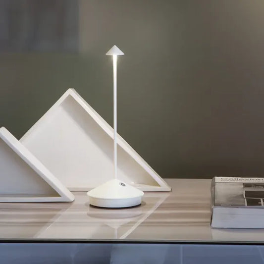 LED Table Lamp – Waterproof, Dimmable, Minimalist Design for Home Office & Bedroom Lighting