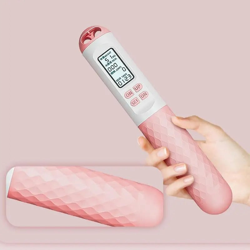 Weighted Cordless Jump Rope with Counter | Ergonomic, Tangle-Free Design for Home Workouts and Cardio Training