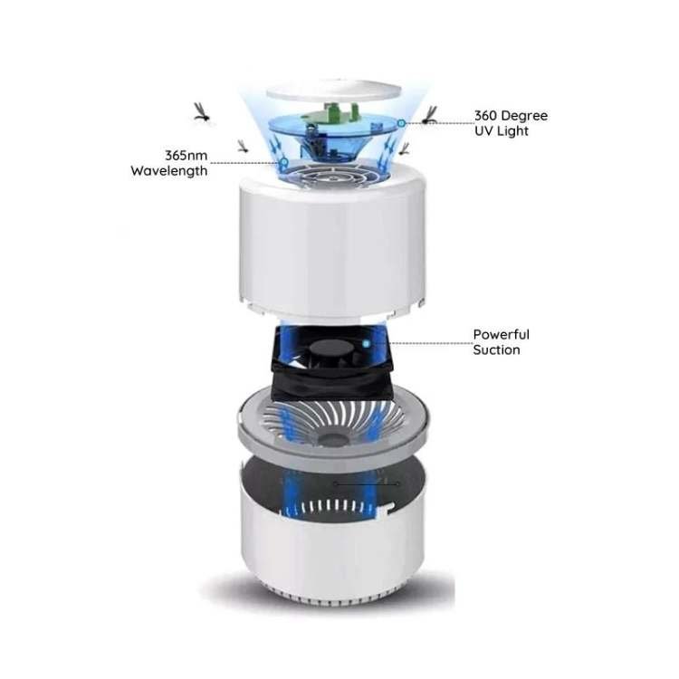 Smart Mosquito Trap | Chemical-Free, Silent Operation & Effective for Indoor Use Up to 300 sq ft