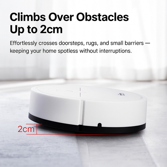 3-in-1 Robot Vacuum Cleaner | Powerful Suction, Smart Navigation & Ideal for Pet Owners and Busy Households