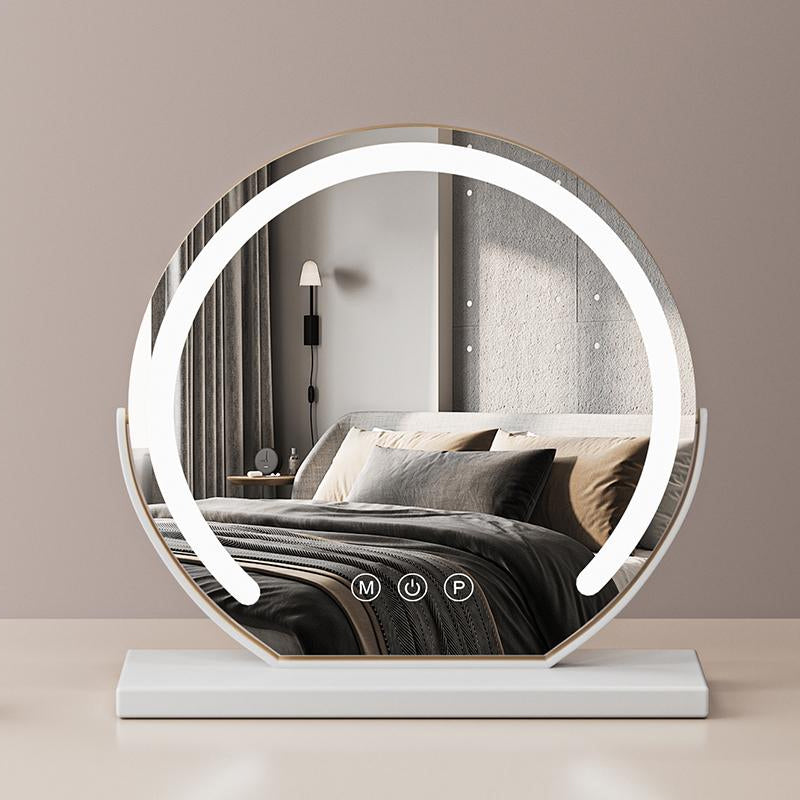 LED Touch Control Vanity Mirror | 360° Rotatable. Dimmable Light & Ideal for Daily Makeup and Skincare Applications