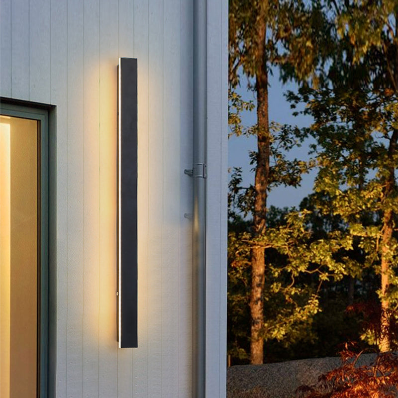 Waterproof LED Wall Sconce | Minimalist Design for Indoor & Outdoor Use. Dimmable Options Available